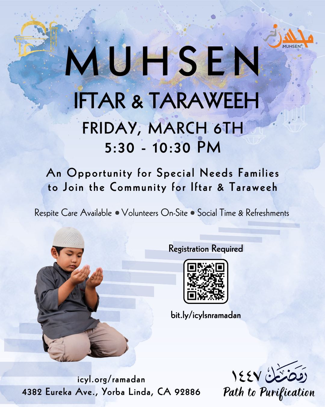 Special Needs Iftar & Taraweeh